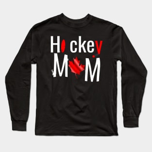 All Canadian Hockey Mom Long Sleeve T-Shirt